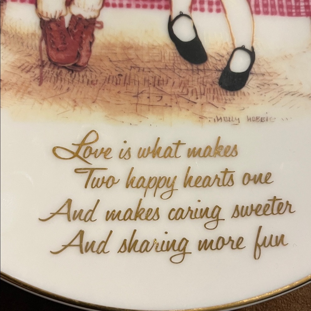 Holly Hobby Happy Hearts collector plate 1980 - Picture 4 of 4